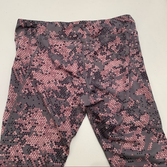 The North Face Capri Adult Size Large Gray/Pink Running Tights FlashDry Women - Picture 4 of 7